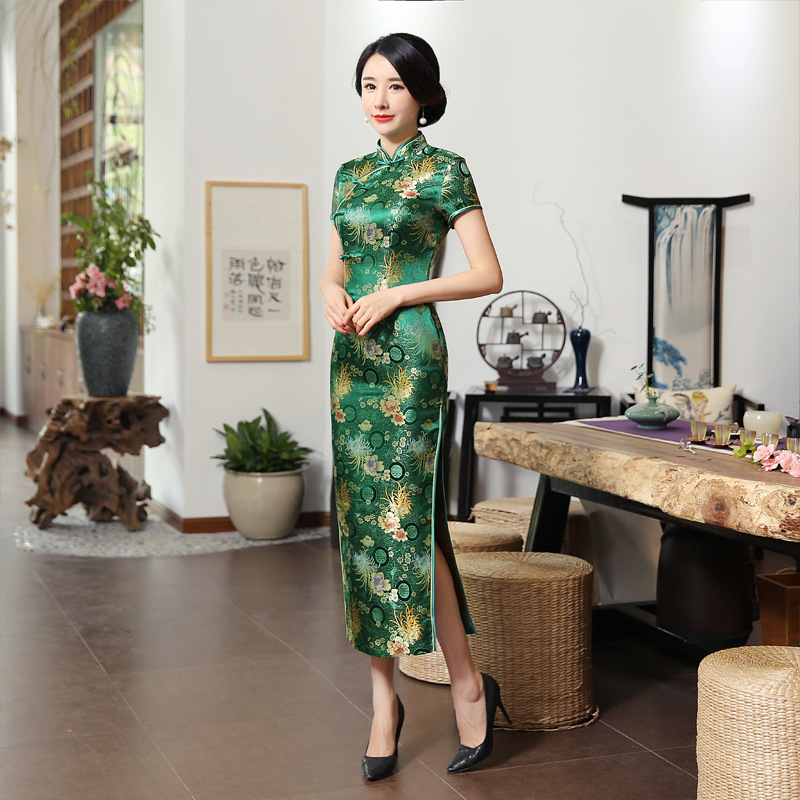 Robe Chinoise Florale